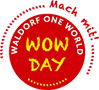 Logo des WOW-Day (Waldorf One World) der Freunde der Erziehungskunst Rudolf Steiners e.V.